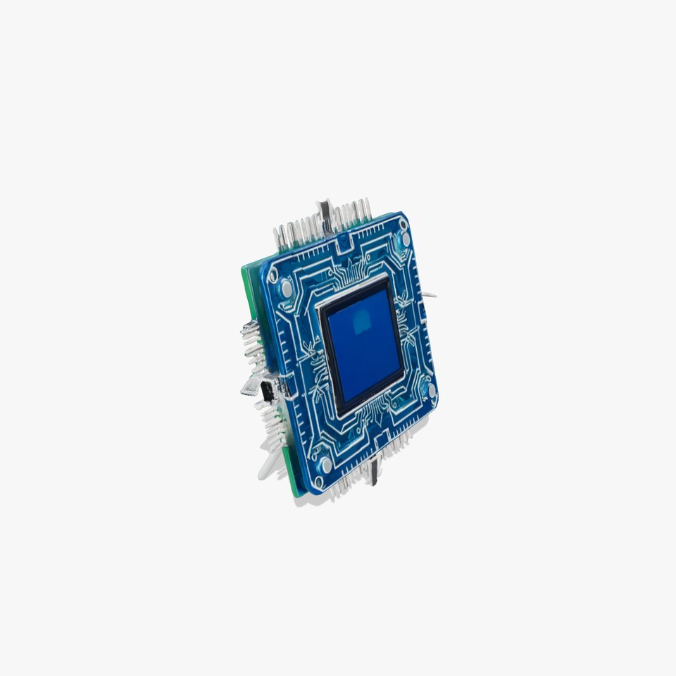 Blue Circuit Chip model pack
